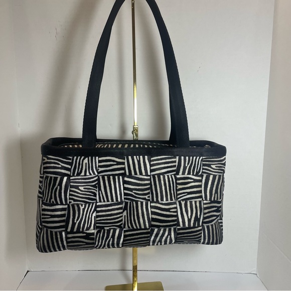 Harveys Handbags - Harvey’s original seatbelt bag Zebra print tote. Pre-owned.